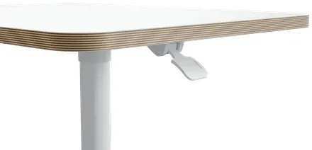 Leitz Ergo výškově nastavitelný pojízdný ergonomický stůl, bílý