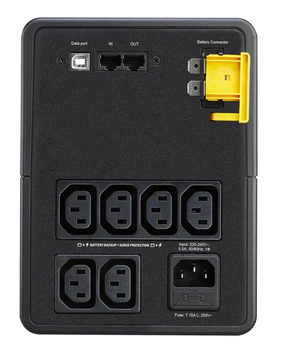 APC Back-UPS 1200VA, 230V, AVR, IEC Sockets (650W)