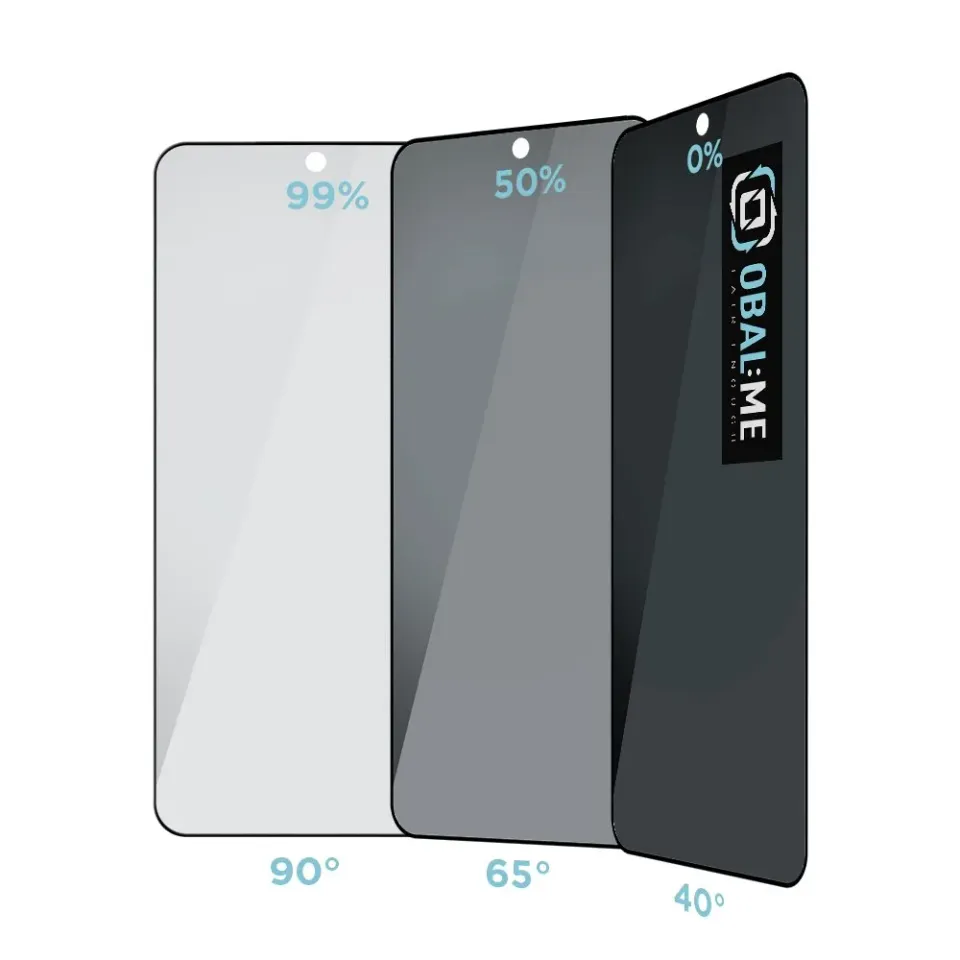 OBAL:ME Privacy 5D Tvrzené Sklo pro Samsung Galaxy S24/S25 Black