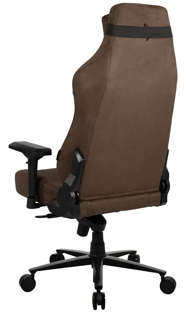 AROZZI herní židle VERNAZZA XL Supersoft Brown/ látkový povrch/ hnědá
