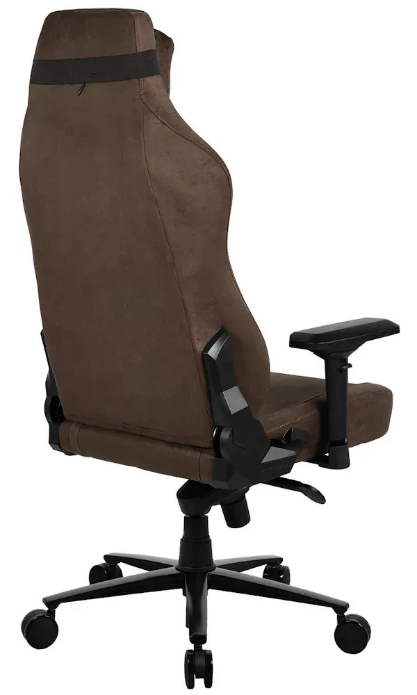 AROZZI herní židle VERNAZZA XL Supersoft Brown/ látkový povrch/ hnědá