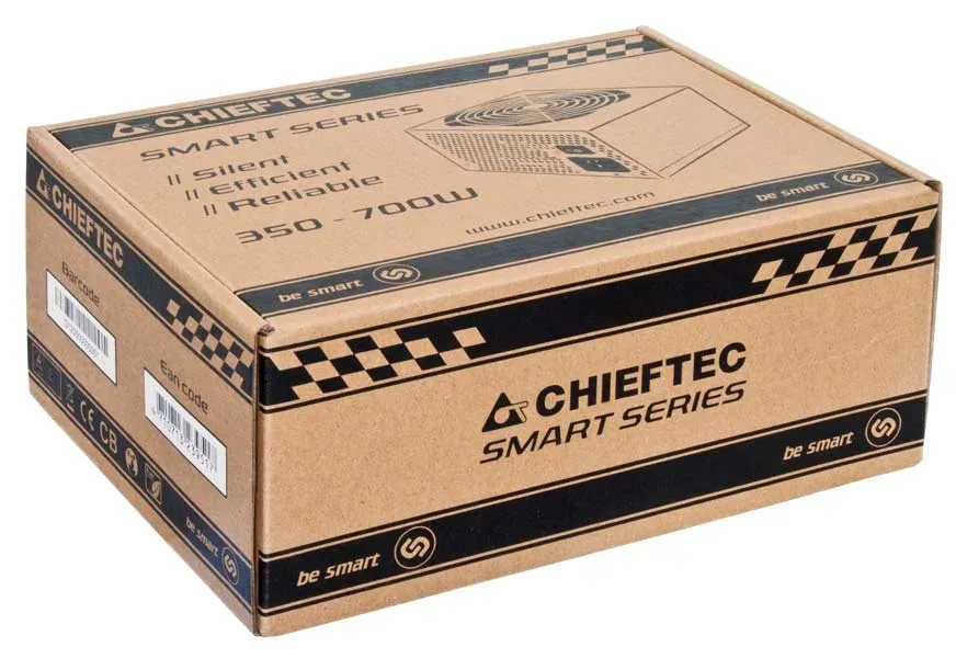 CHIEFTEC zdroj GPS-400A8 400W, 12cm fan, akt.PFC, el.šňůra
