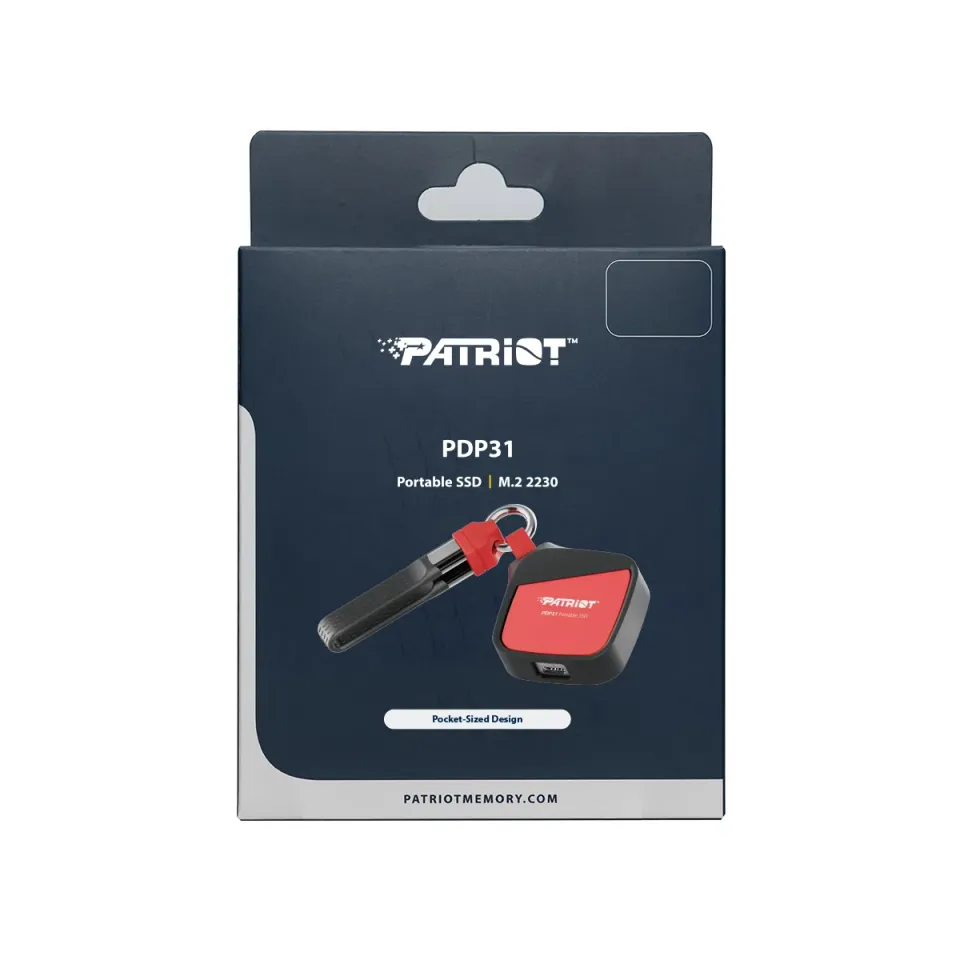 Patriot PDP31/2TB/SSD/Externí/0/Červená/3R