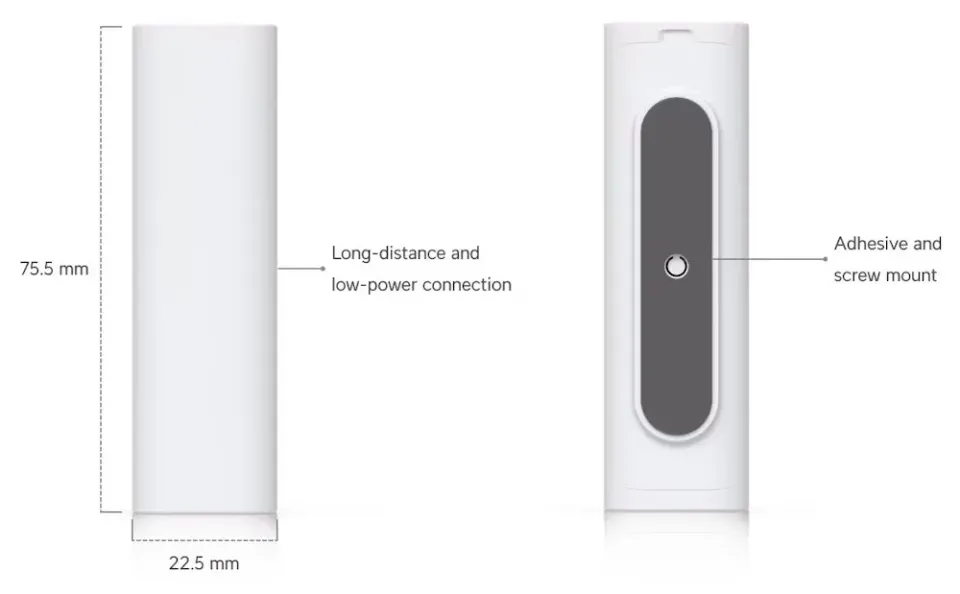 Ubiquiti UniFi Entry 3 - Senzor detekce otevření/zavření dveří a oken, SuperLink, napájení baterie CR123A, 3pack
