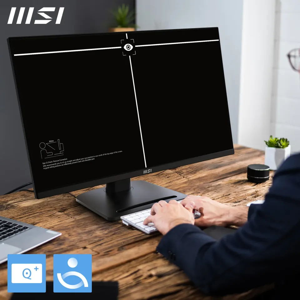 MSI monitor PRO MP275QPG 27" IPS/2560x1440(WQHD)/100Hz/1ms/2xHDMI/DP/Výšk.nastav