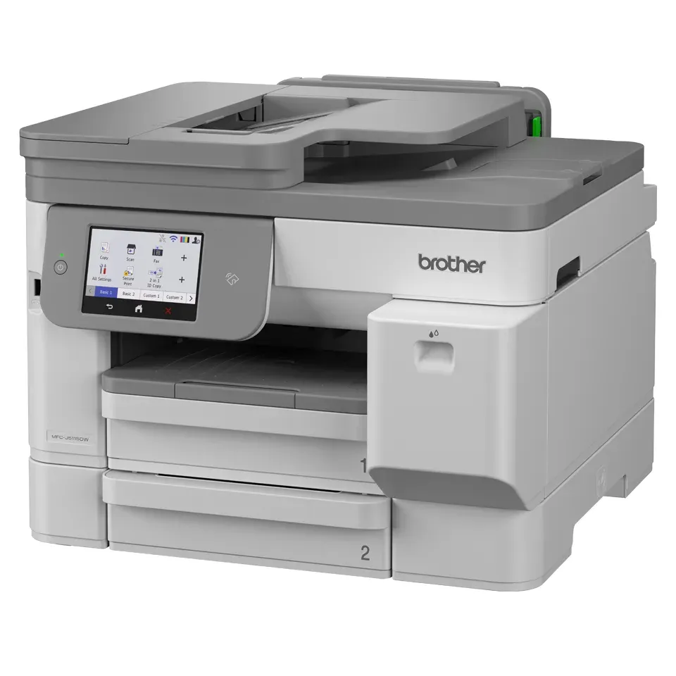 Brother MFC-J5115DW – barevná inkoustová multifunkce A4 4 v 1 s faxem, duplex, ADF, 2 zásobníky, LAN a Wi-Fi