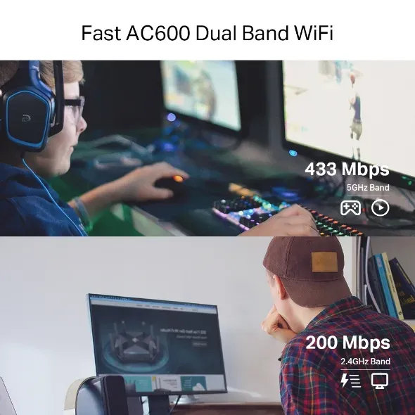 TP-Link Archer T2E - AC600 Dual Band Bezdrátový PCI express adaptér