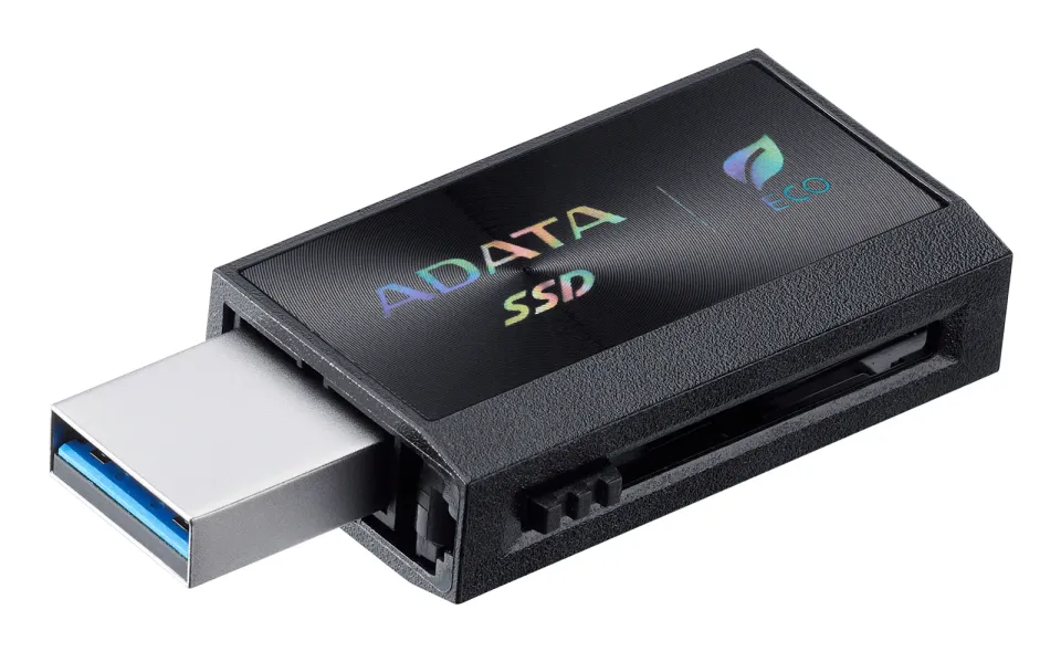ADATA Externí SSD SC730 512GB, USB-C/A, USB 3.2 Gen2, černá