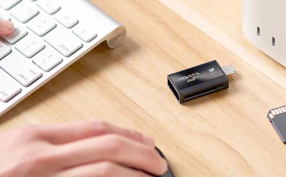 ADATA Externí SSD SC730 512GB, USB-C/A, USB 3.2 Gen2, černá