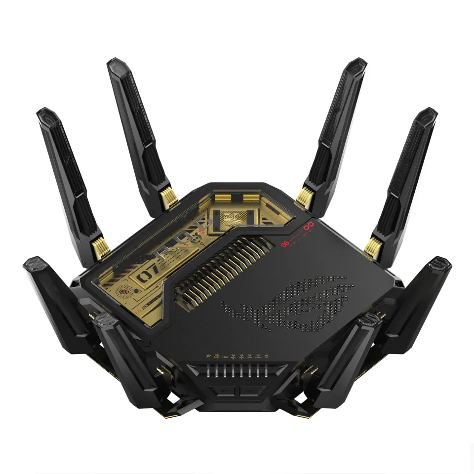 ASUS ROG Rapture GT-BE98 EDITION 20 Gaming Router, WiFi 7, Dual 10G Ports, AURA RGB, AiMesh
