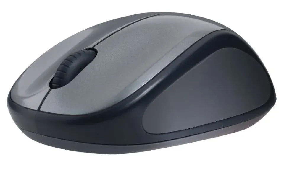 Logitech M235/Cestovní/Optická/1 000 DPI/Bezdrátová USB/Šedá
