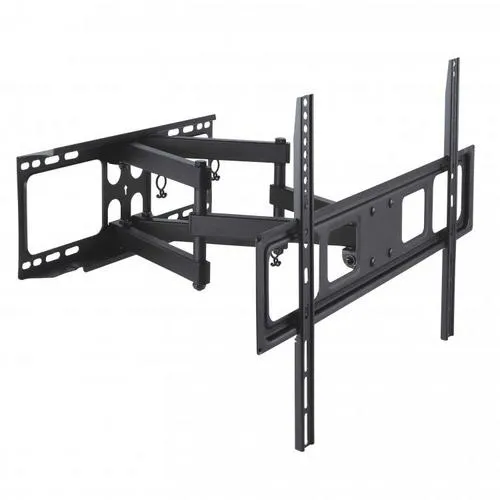 SBOX PLB-3646 otočný nástěnný držák s náklonem a dvojitým ramenem pro LCD 37-70" (94-178cm), do 40kg, VESA od 75x75 do 600x400, černý (revolving wall mount with tilt and double arm)