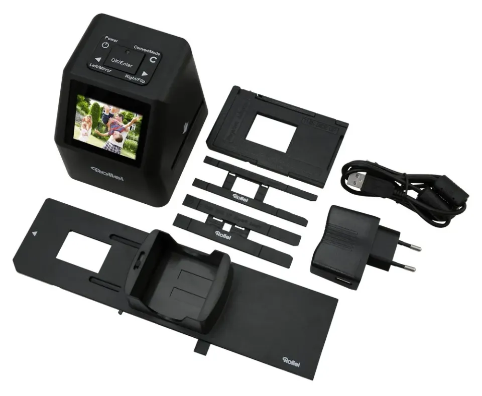 ROLLEI skener DF-S 310 SE/ Negativy/ 14Mpx/ 128MB/ 3600dpi/ 2,4" LCD/ SDHC/ USB