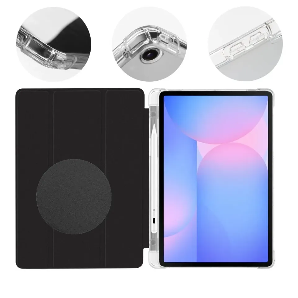 OBAL:ME MistyTab Pouzdro pro Samsung Galaxy Tab S10 Lite/S9/S9 FE/S10 FE Black