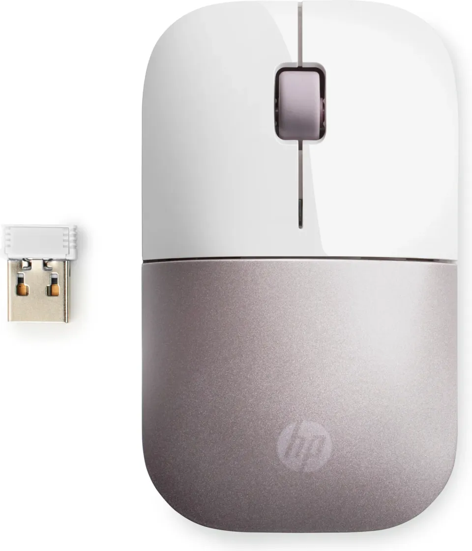 HP Z3700 Wireless Mouse - White/Pink
