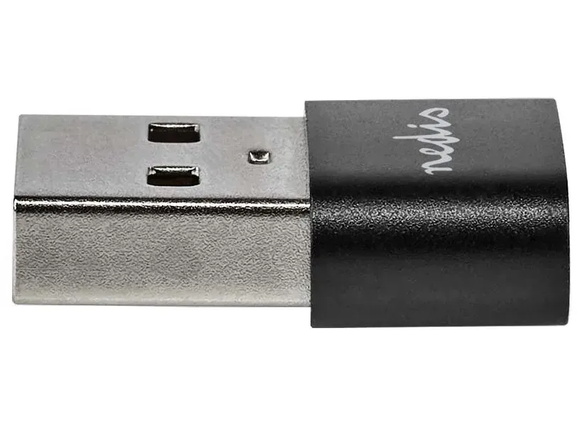 NEDIS adaptér USB/ konektory USB 2.0 A – USB-C zásuvka/ černý/ blistr