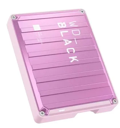 WD BLACK P10 Game Drive 2TB, růžový, 2.5", USB 3.2