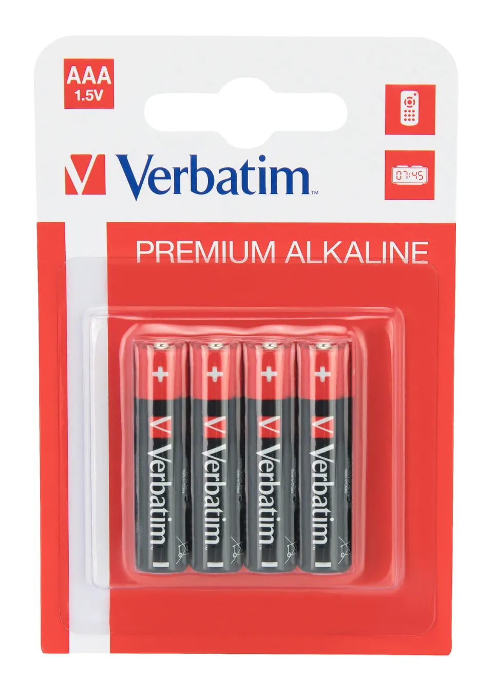VERBATIM Alkalické baterie AAA, 4 PACK , LR3