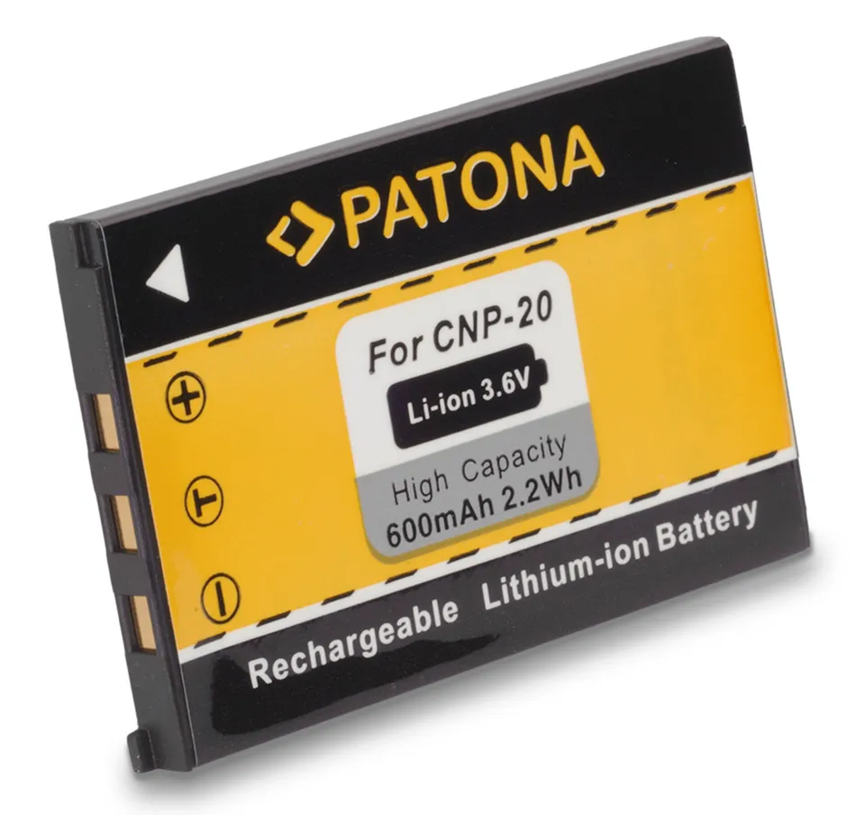 PATONA baterie pro foto Casio NP-20 600mAh