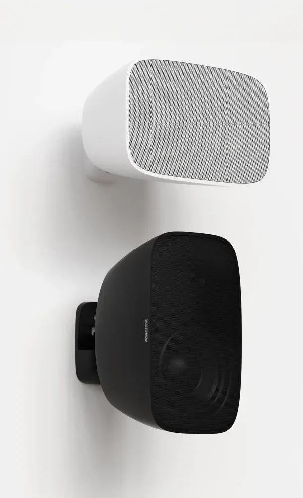 Fonestar Aktivní 2pásmový reproduktor 2×25 W RMS Class D, 5,25" woofer + 1" tweeter, jack/Euroblock, Auto-standby, bílý