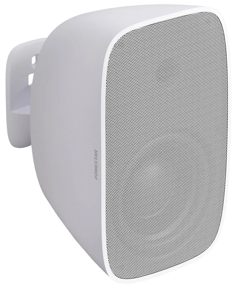 Fonestar Aktivní 2pásmový reproduktor 2×25 W RMS Class D, 5,25" woofer + 1" tweeter, jack/Euroblock, Auto-standby, bílý