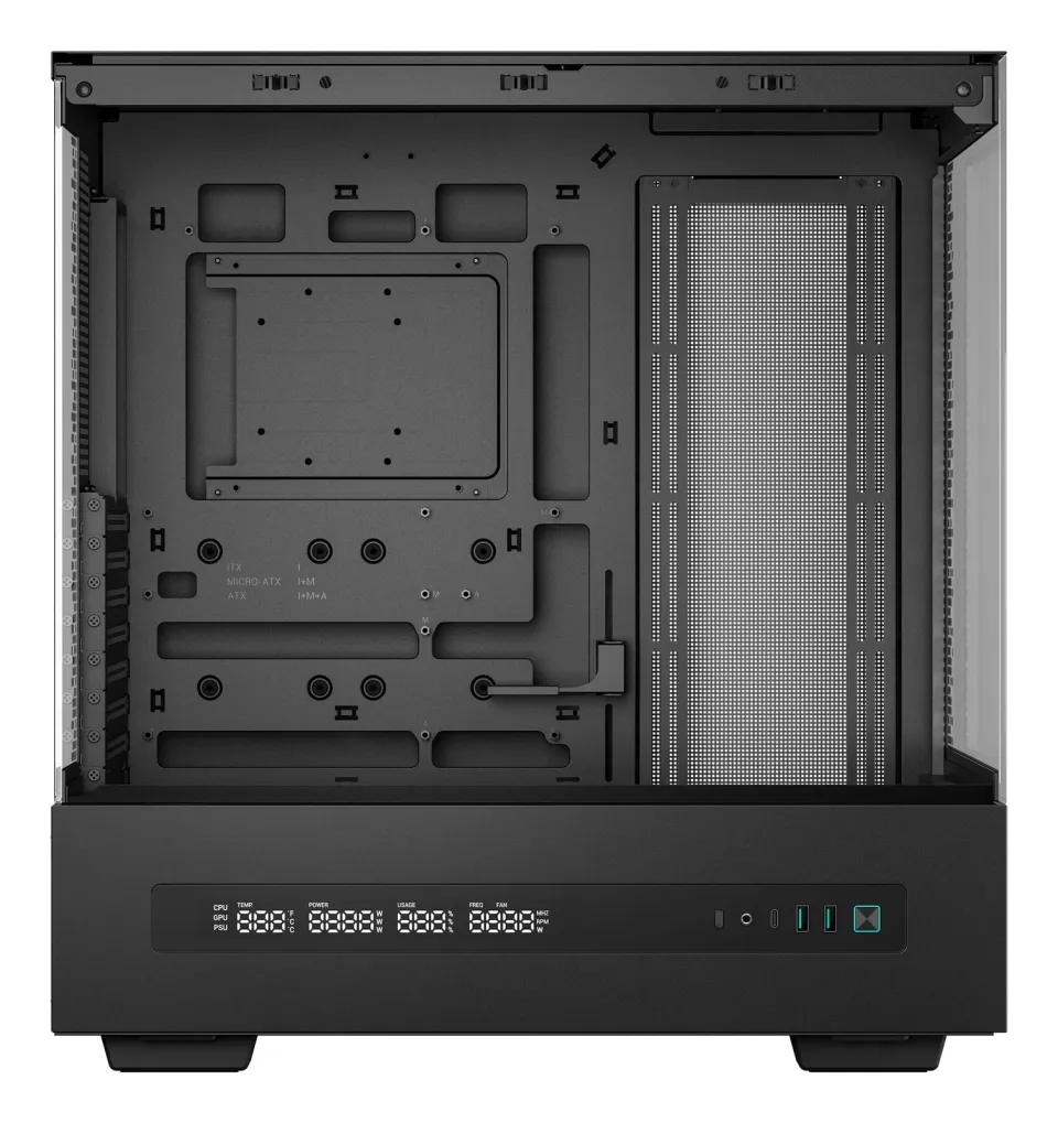 DEEPCOOL Case CH690 DIGITAL, ATX, Průhledná bočnice, černá