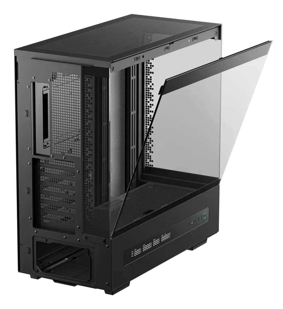DEEPCOOL Case CH690 DIGITAL, ATX, Průhledná bočnice, černá