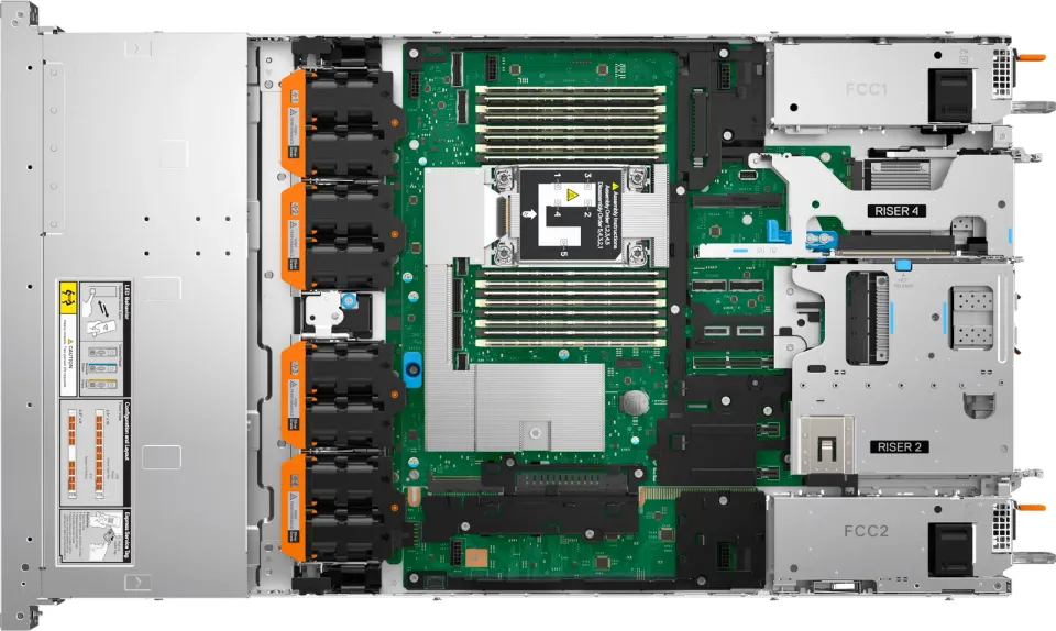 Dell server PowerEdge R470 6517P/32GB/2x480 SSD/6x2,5"/H965i/3NBD Basic/2x 1100W