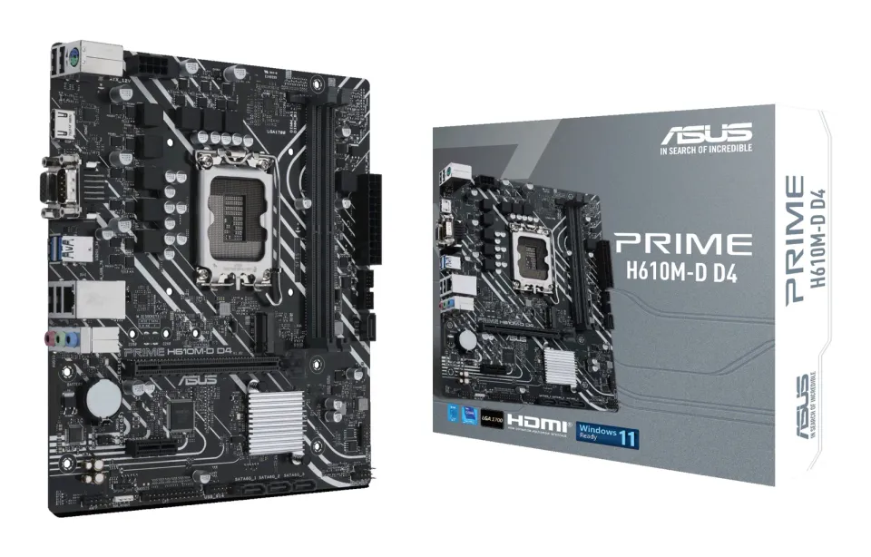 ASUS PRIME H610M-D D4/LGA 1700/mATX