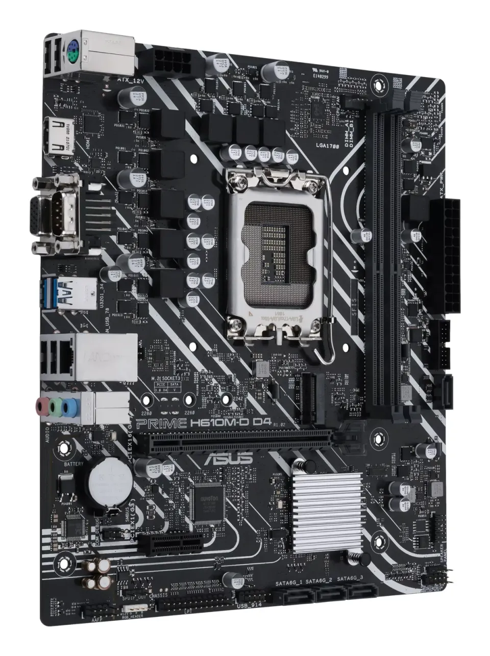 ASUS PRIME H610M-D D4/LGA 1700/mATX