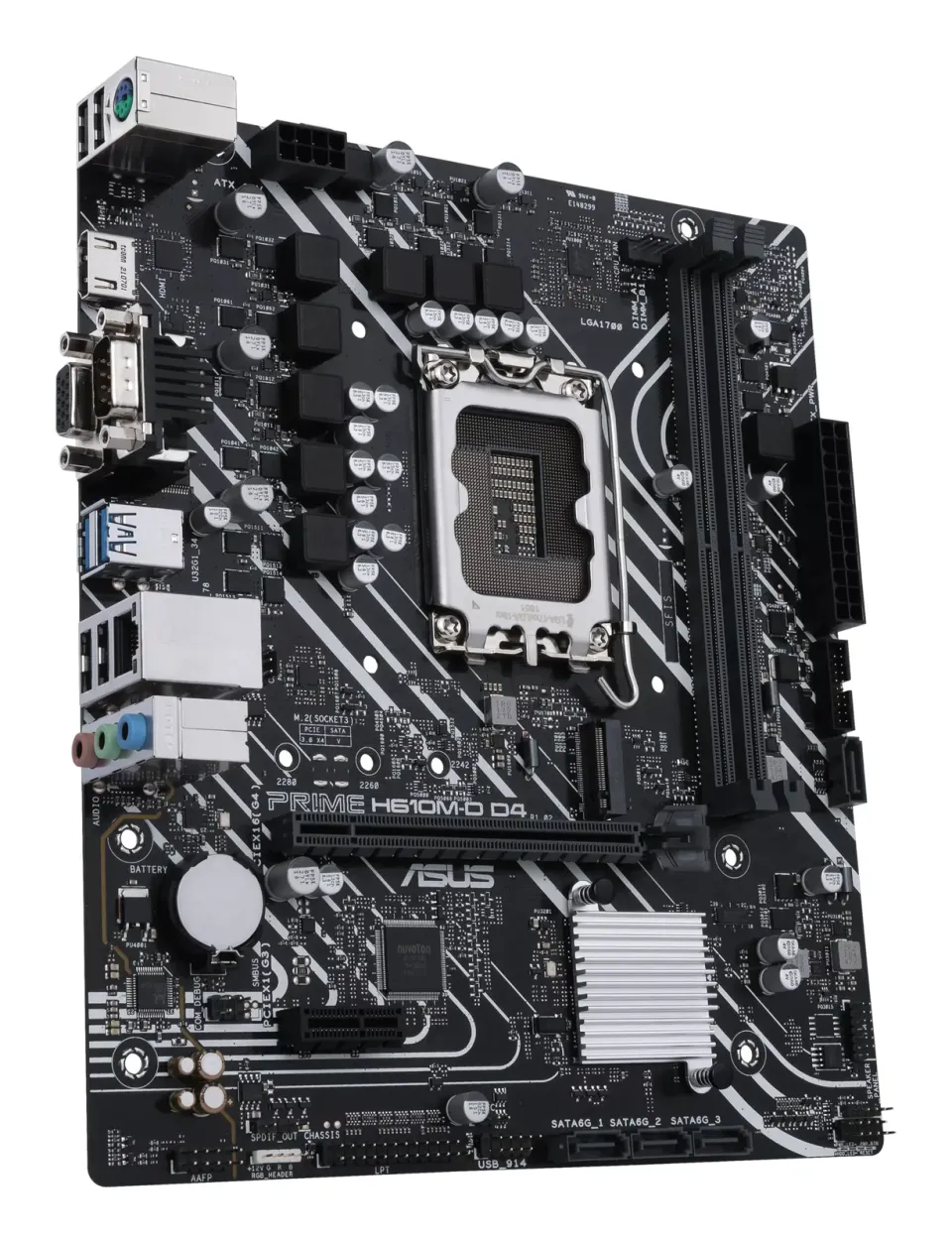 ASUS PRIME H610M-D D4/LGA 1700/mATX