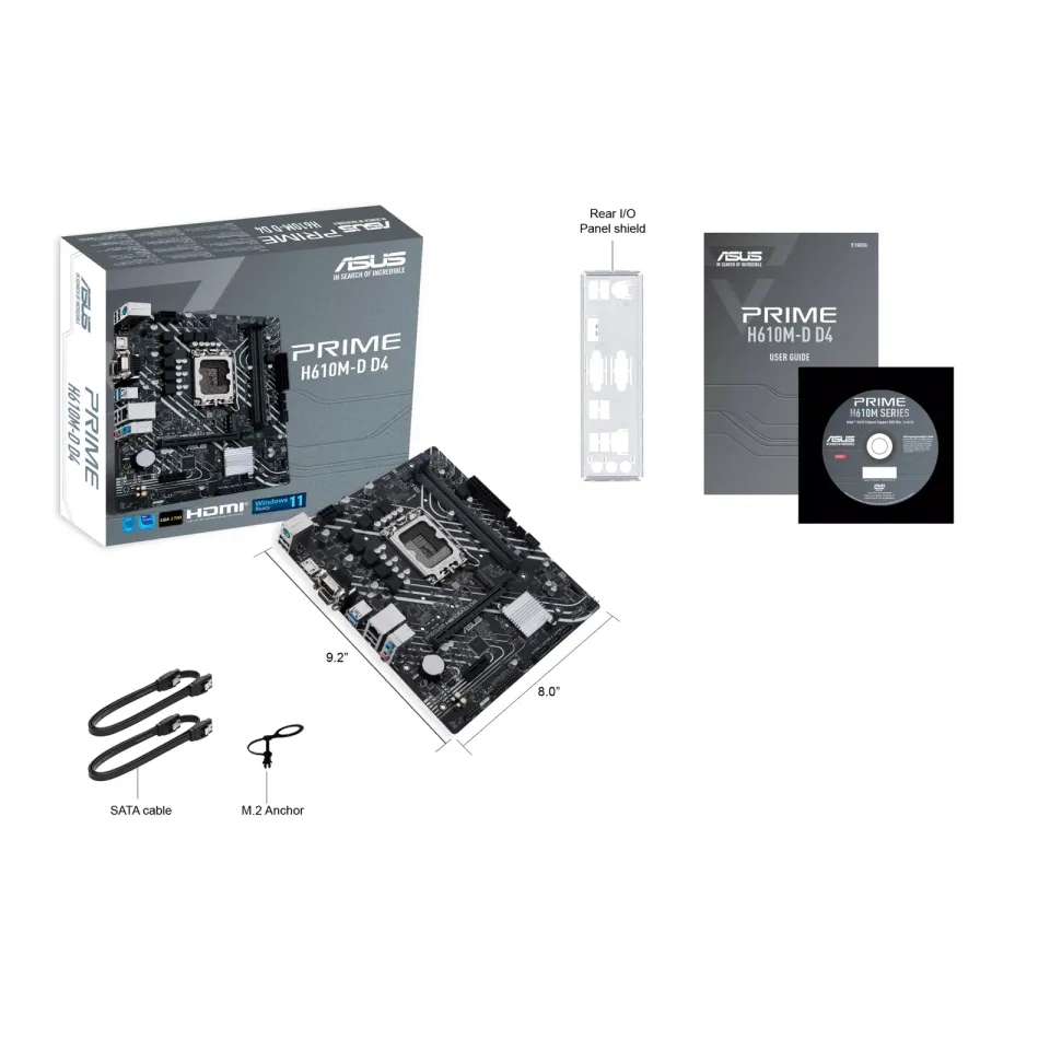 ASUS PRIME H610M-D D4/LGA 1700/mATX