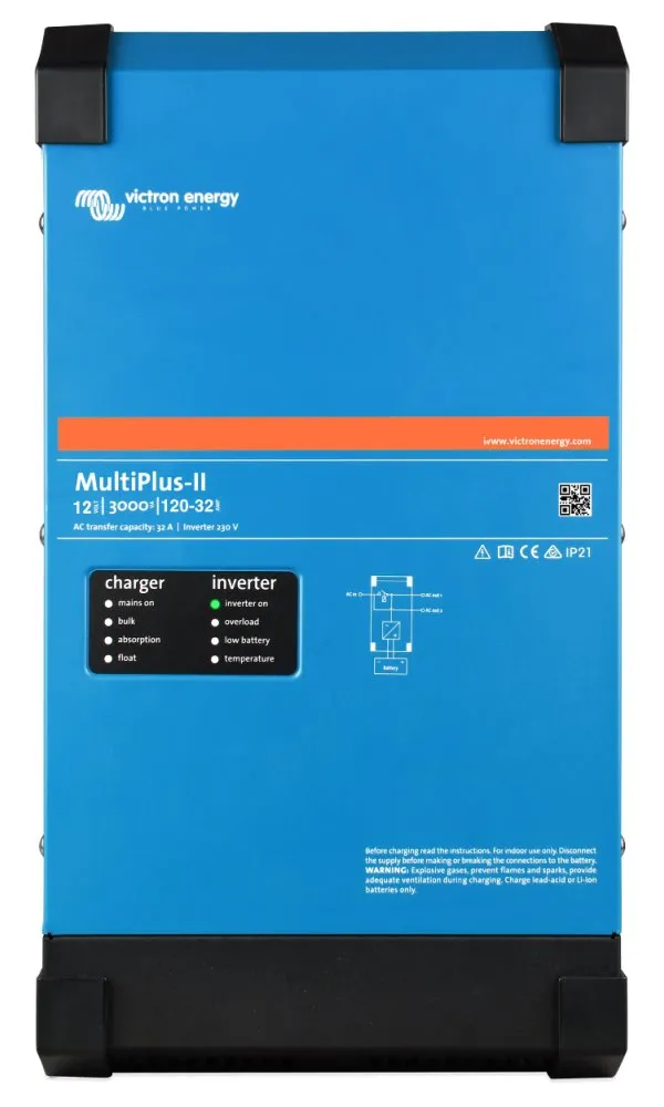 Victron MultiPlus-II hybridní měnič 12V/3000VA/120A-32A