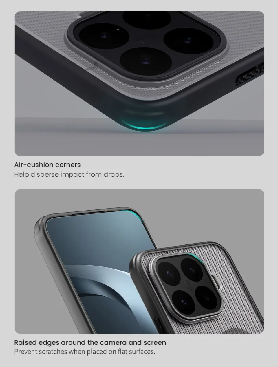 Nillkin Super Frosted PRO Magnetic Zadní Kryt pro Xiaomi 17T Pro Transparent Black
