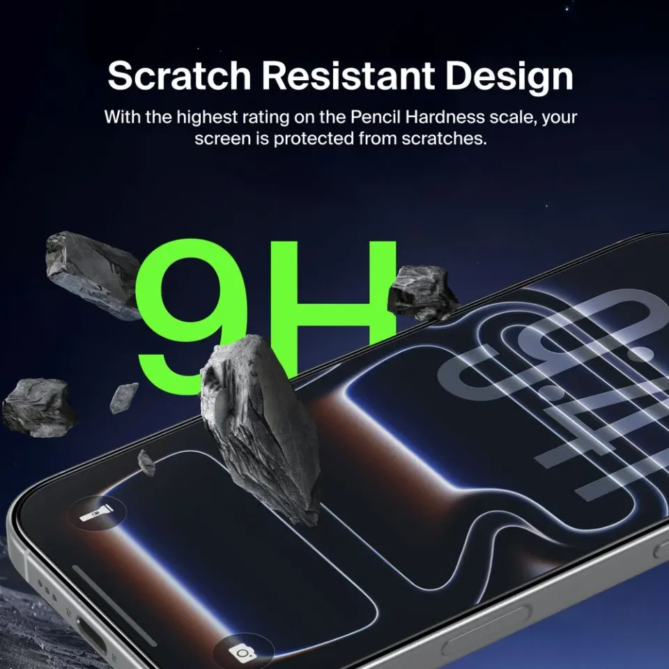 Belkin SCREENFORCE UltraGlass2 Anti-Microbial ochranné sklo pro iPhone 16 / 15 /