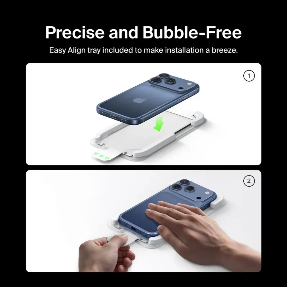 Belkin SCREENFORCE UltraGlass2 Anti-Microbial ochranné sklo pro iPhone 16 / 15 /