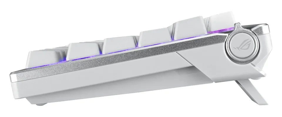 ASUS klávesnice ROG AZOTH Moonlight White, mechanická, Bluetooth, US, bílá
