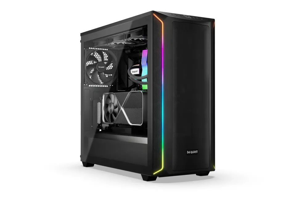 Be quiet! skříň SHADOW BASE 800DX / ARGB / 3x140mm fan / USB-C / 2xUSB 3.0 / tvrzené sklo / černá