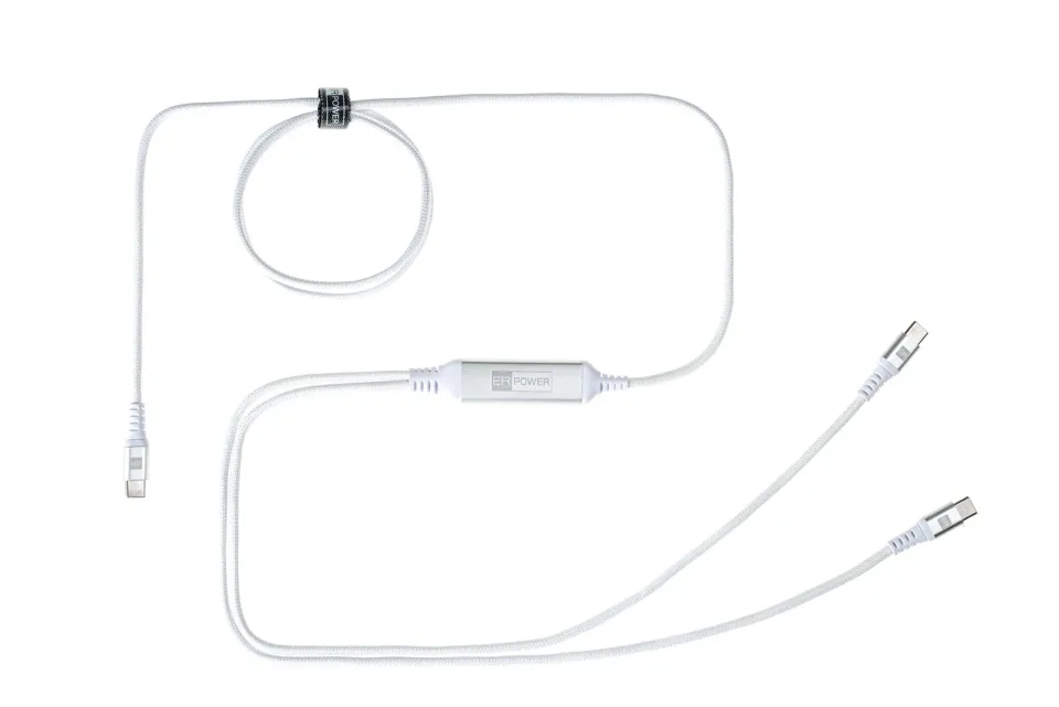 ER POWER Intelligent Cable Extender USB-C to Dual USB-C