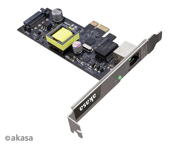 AKASA 2.5 Gigabit PCIe síťová karta s PoE