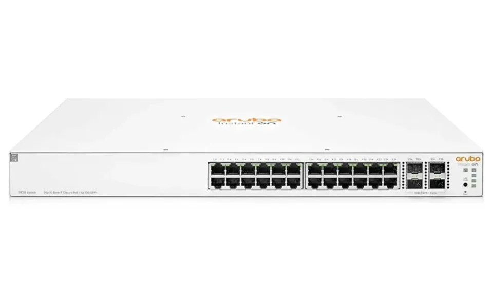 HPE Networking Instant On Switch 24p Gigabit 4p SFP+ (fanless) 1930 (JL682A)