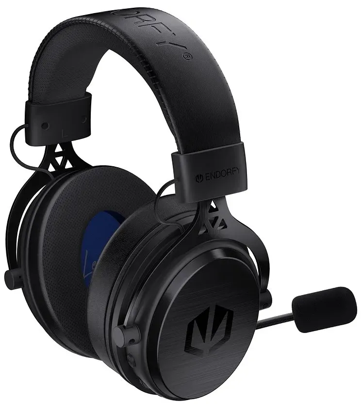 Endorfy headset VIRO Wireless bezdrátový / dlouhá výdrž / 2,4GHz / BT / zvuk 7.1 / černý