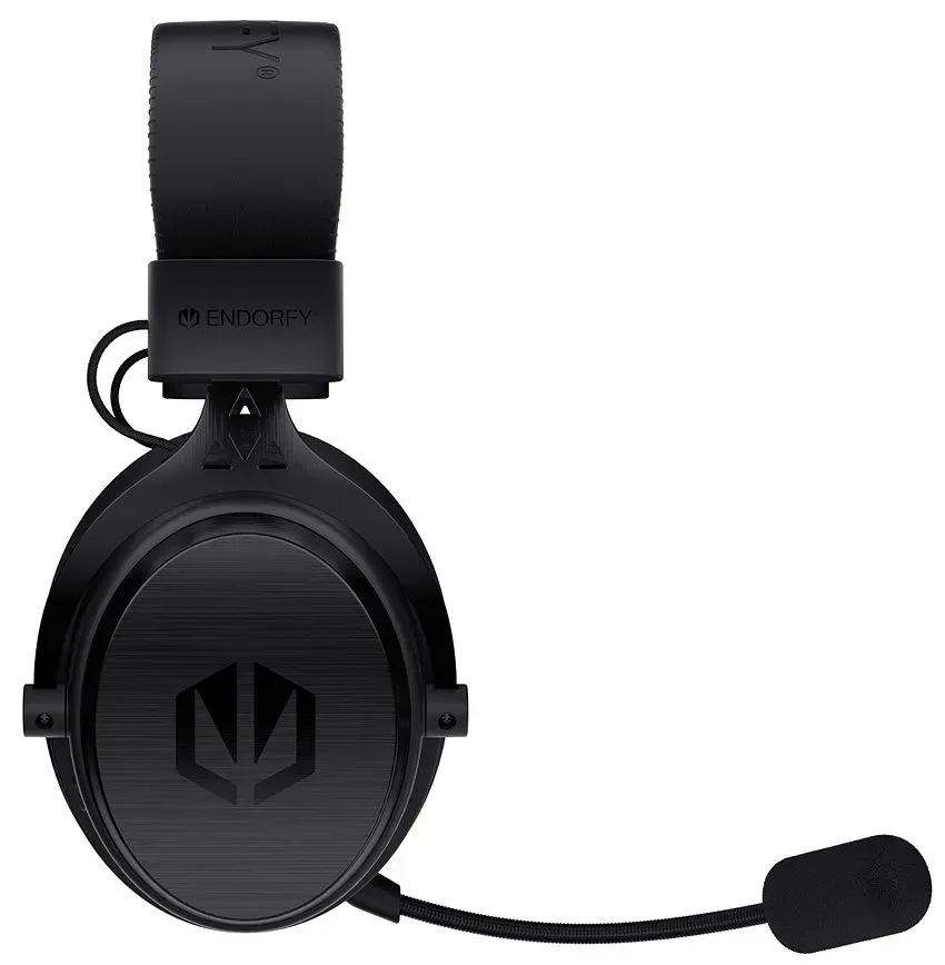 Endorfy headset VIRO Wireless bezdrátový / dlouhá výdrž / 2,4GHz / BT / zvuk 7.1 / černý