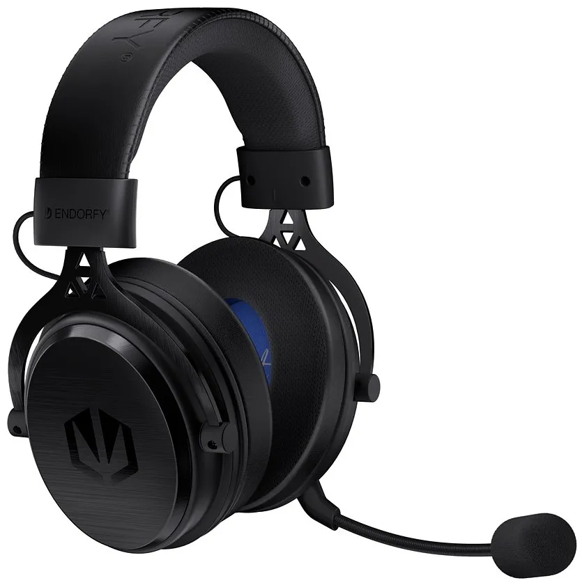 Endorfy headset VIRO Wireless bezdrátový / dlouhá výdrž / 2,4GHz / BT / zvuk 7.1 / černý