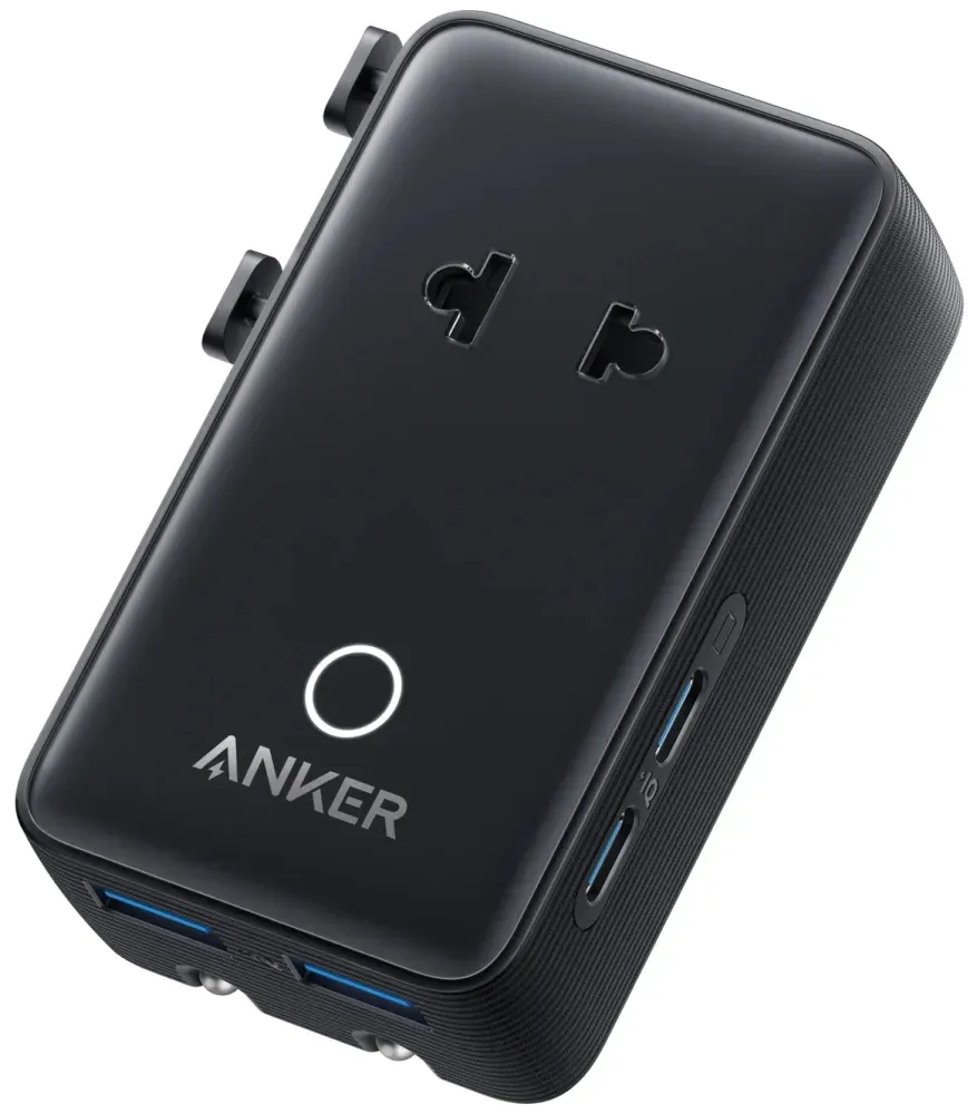 Anker Nano cestovní adaptér/ 5v1/ 20W/ 2x USB-C/ 2x USB/ UK/US/AU/EU/ černý