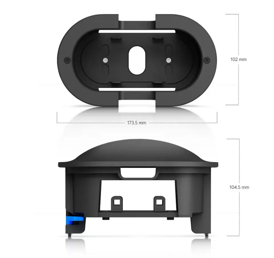 Ubiquiti UniFi G6 180 Camera Flush Mount B - Instalační krabice pro UniFi G6 180, na strop, zápustná, černá