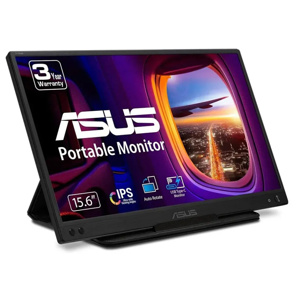 ASUS LCD 15.6" ZenScreen MB166C BK/5MS/EU 15.6 1920x1080 USB-C 250cd 5ms 0.79kg 11.8mm