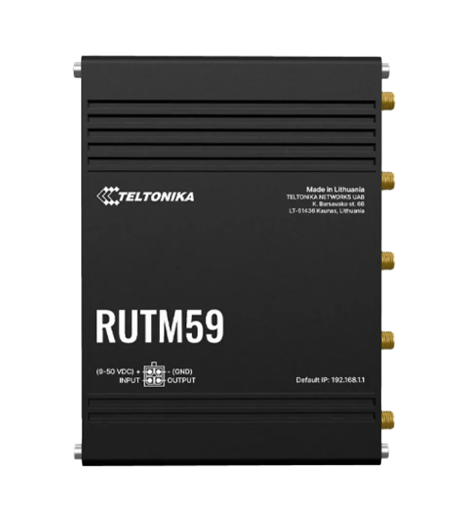 Teltonika RUTM59 Průmyslový 5G Router, GPS