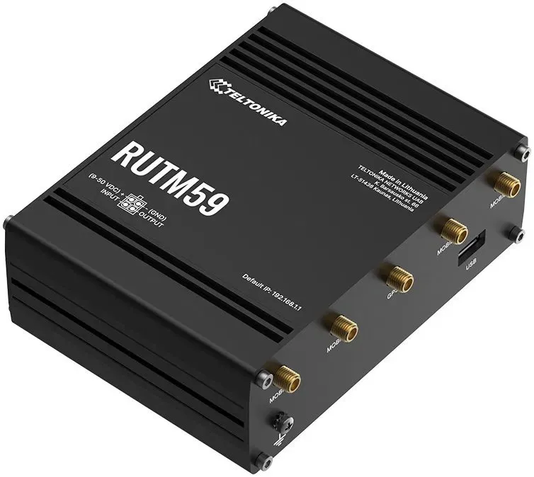 Teltonika RUTM59 Průmyslový 5G Router, GPS
