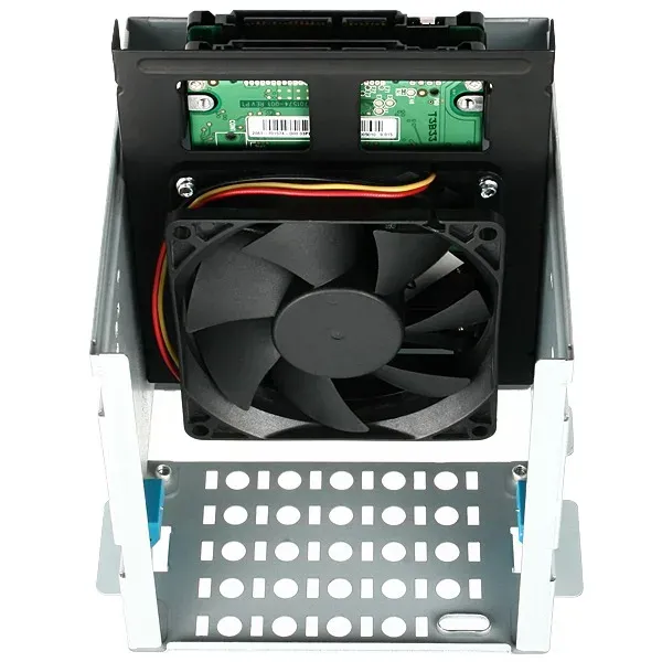 AXAGON RHD-225, kovový rámeček pro 2x 2.5" HDD/SSD do 3.5" pozice, montáž ventil